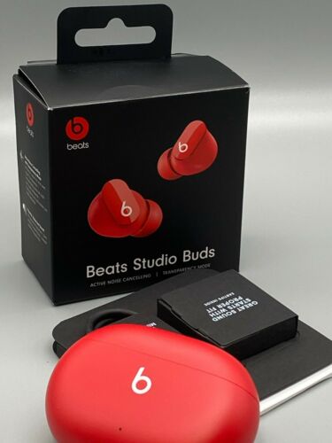 Beats Studio Buds True Wireless Noise Cancelling Bluetooth Earbuds Red