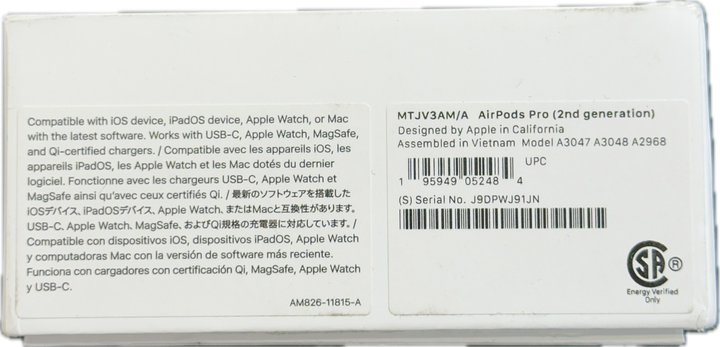 Apple AirPods Pro 2 シリアルNo. RV6YQWFVL6 Amazon.com: Apple AirPods Pro (2nd Generation) (Renewed Premium